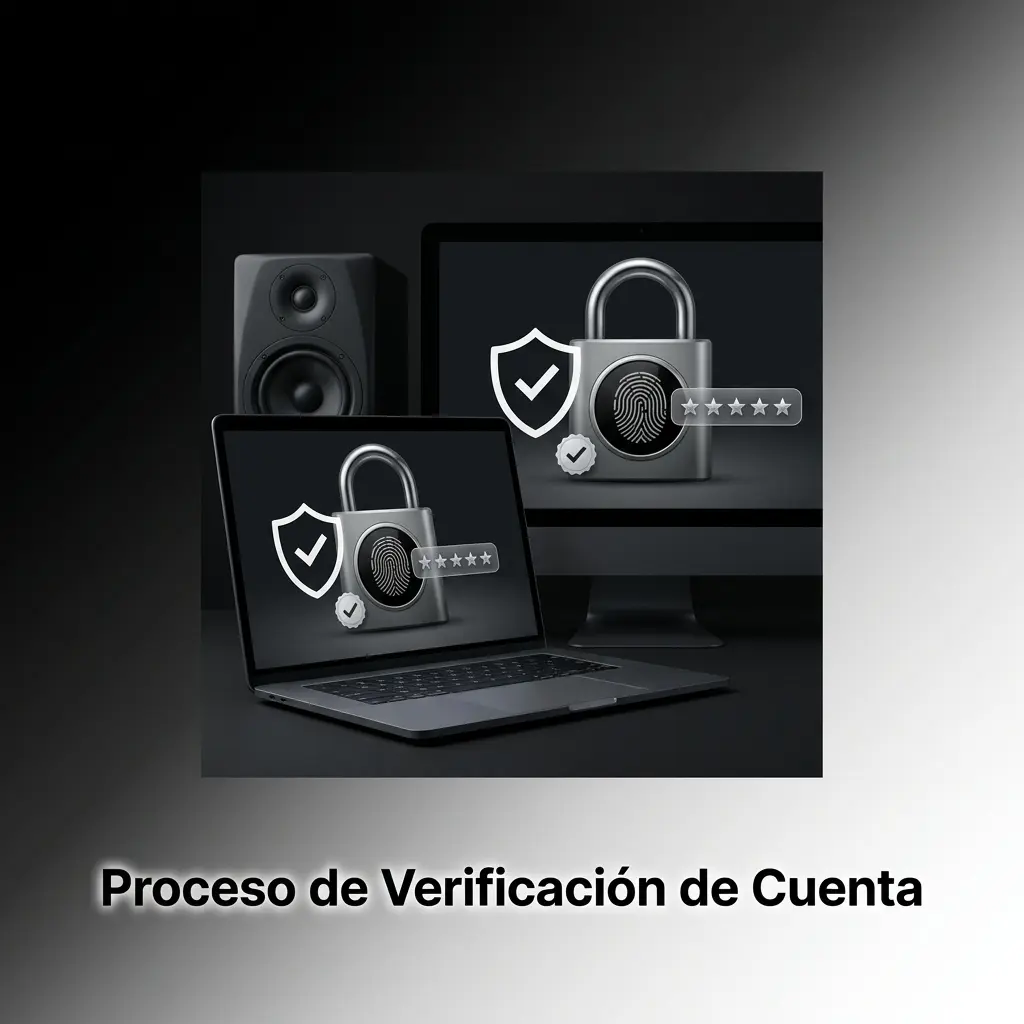 Proceso de verificación de cuenta: sube tu cédula o pasaporte y comprobante de domicilio para activar tu perfil.