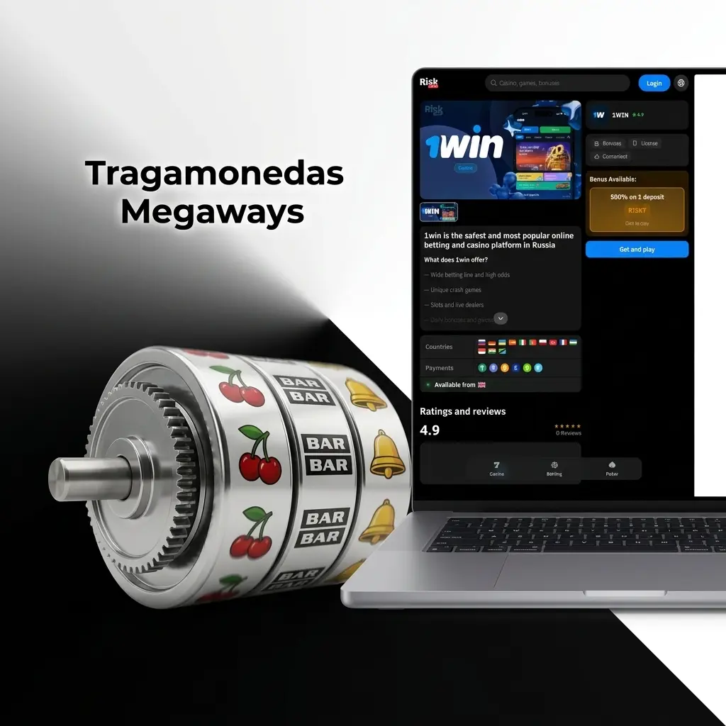 Tragamonedas Megaways con motor dinámico de rodillos y hasta 117.649 formas de ganar por giro