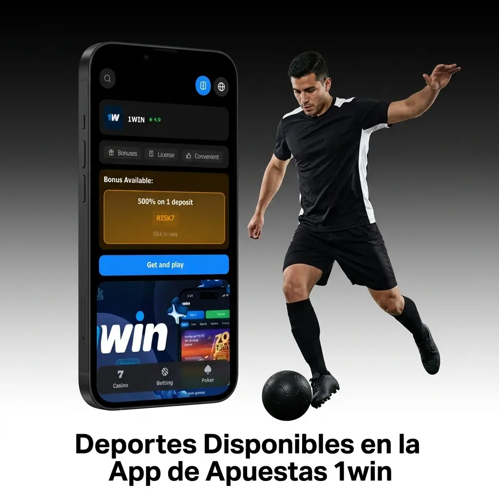 Deportes y eSports disponibles en la app de apuestas 1win: fútbol, baloncesto, tenis, CS2 y más