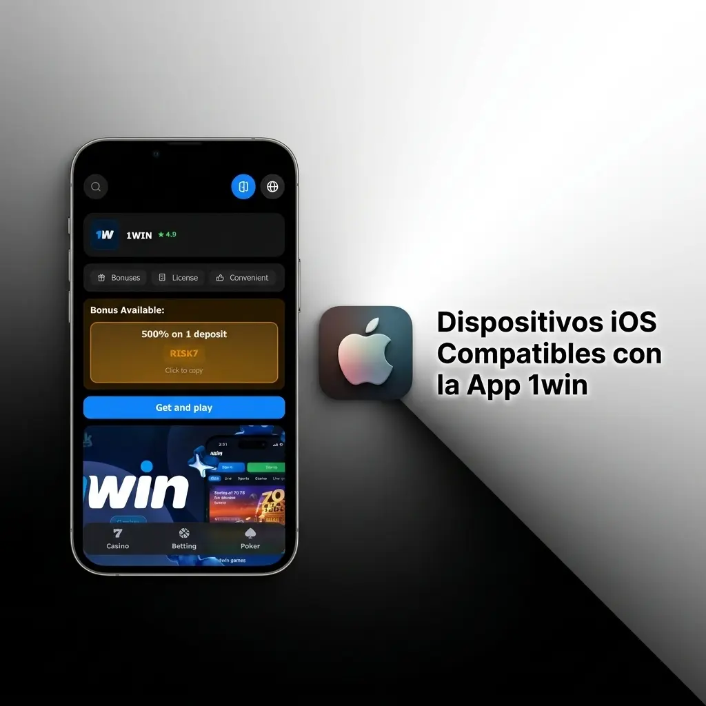 Dispositivos iOS compatibles con app 1win: iPhone 12 al 16 Pro Max y SE con iOS 12 o superior