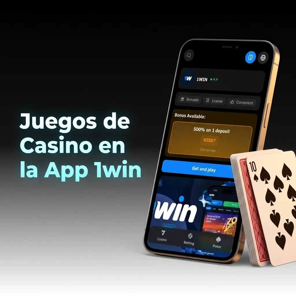 Catálogo de más de 10.000 juegos de casino en la app 1win con slots, mesas en vivo y juegos crash