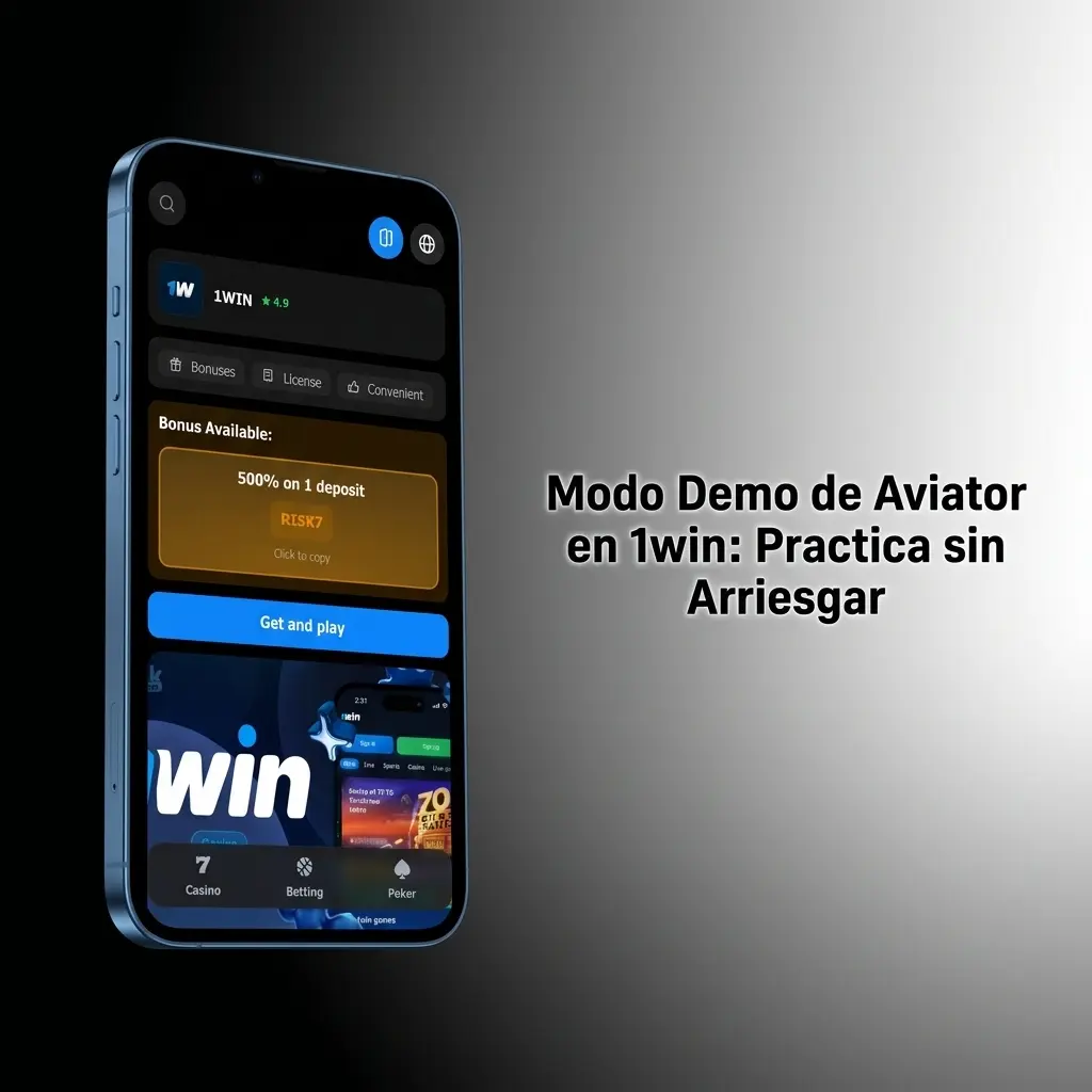 Modo demo de Aviator en 1win: practica gratis con saldo virtual sin riesgo financiero