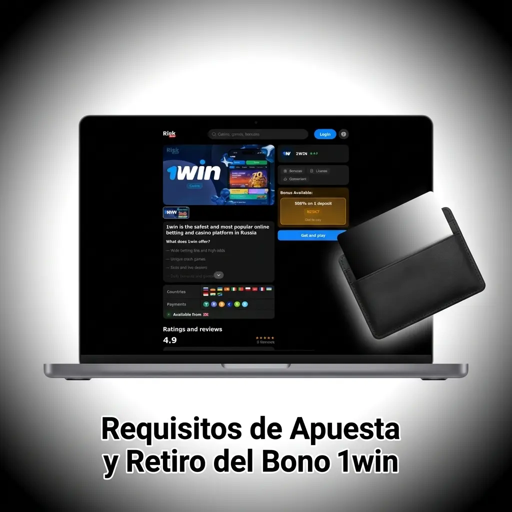 Requisitos de apuesta y retiro del bono 1win: rollover, saldo de bonos y condiciones para retirar ganancias.